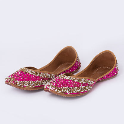 Ethnic Mojaris Pink