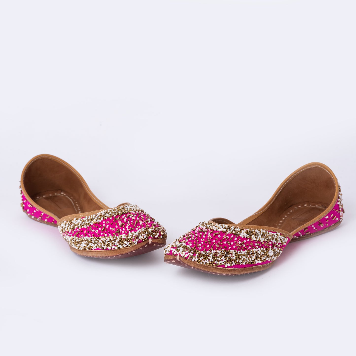 Ethnic Mojaris Pink