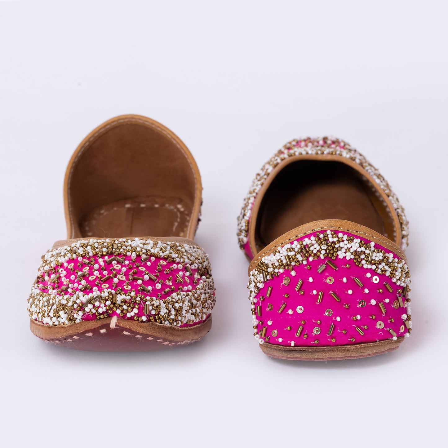 Ethnic Mojaris Pink