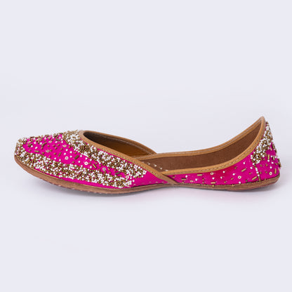 Ethnic Mojaris Pink