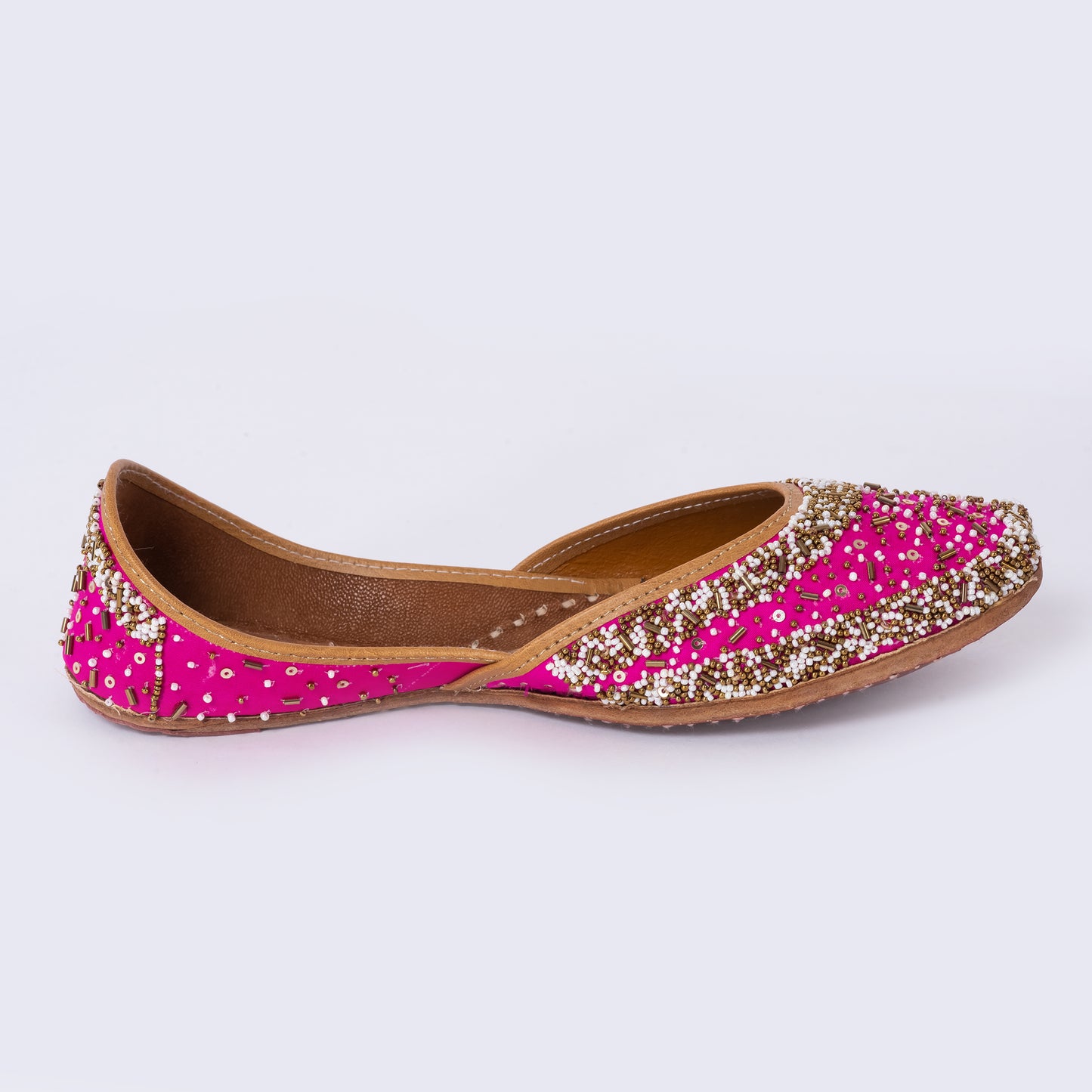 Ethnic Mojaris Pink