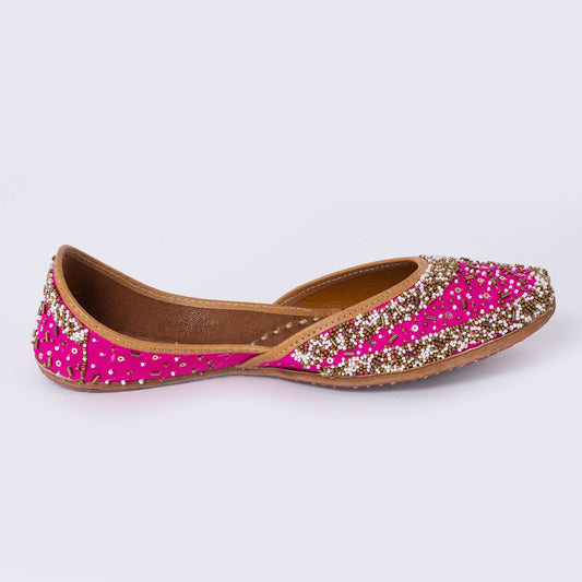 Ethnic Mojaris Pink