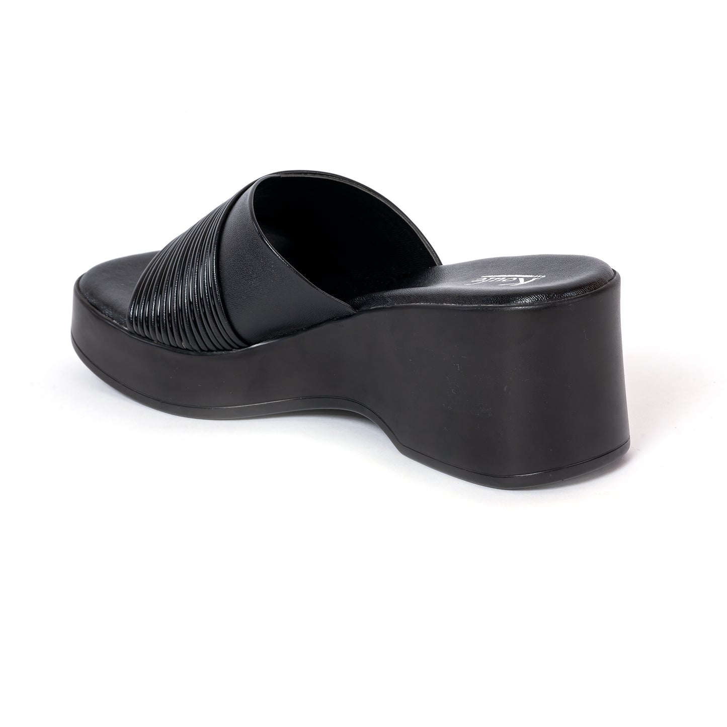 Casual WEDGES Slip Ons BLACK