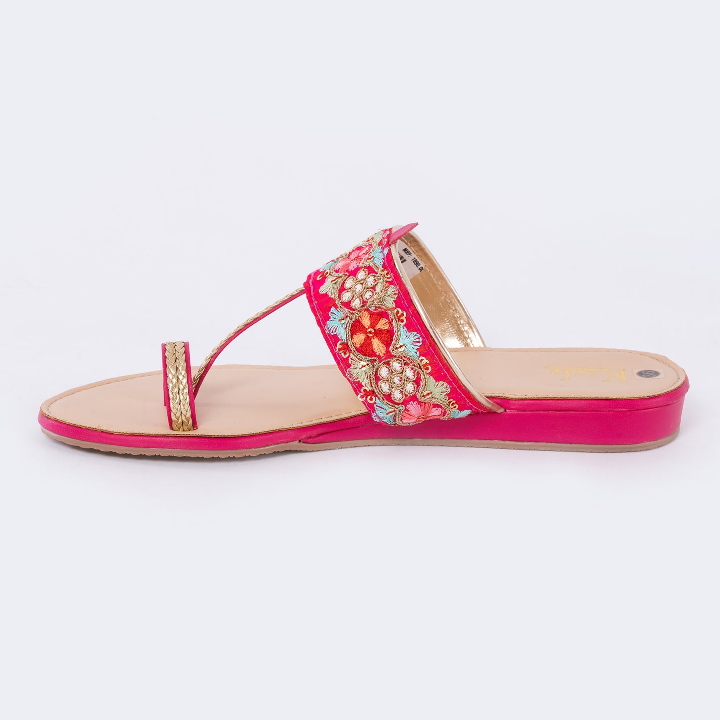Ethnic Kolhapuris Pink