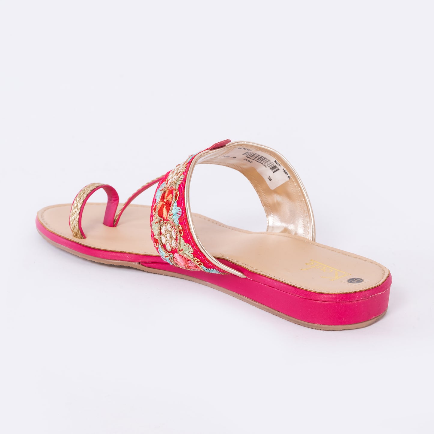 Ethnic Kolhapuris Pink