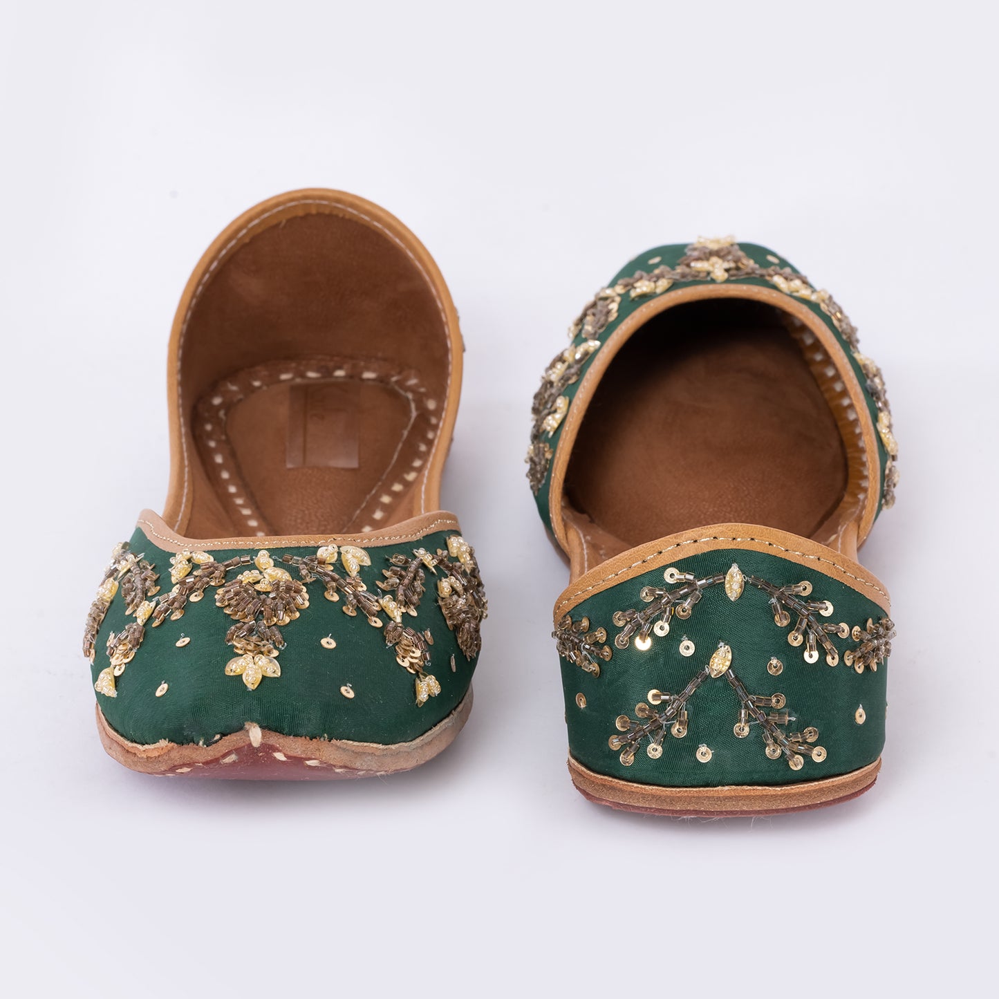 Ethnic Mojaris Green