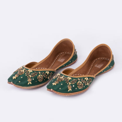 Ethnic Mojaris Green
