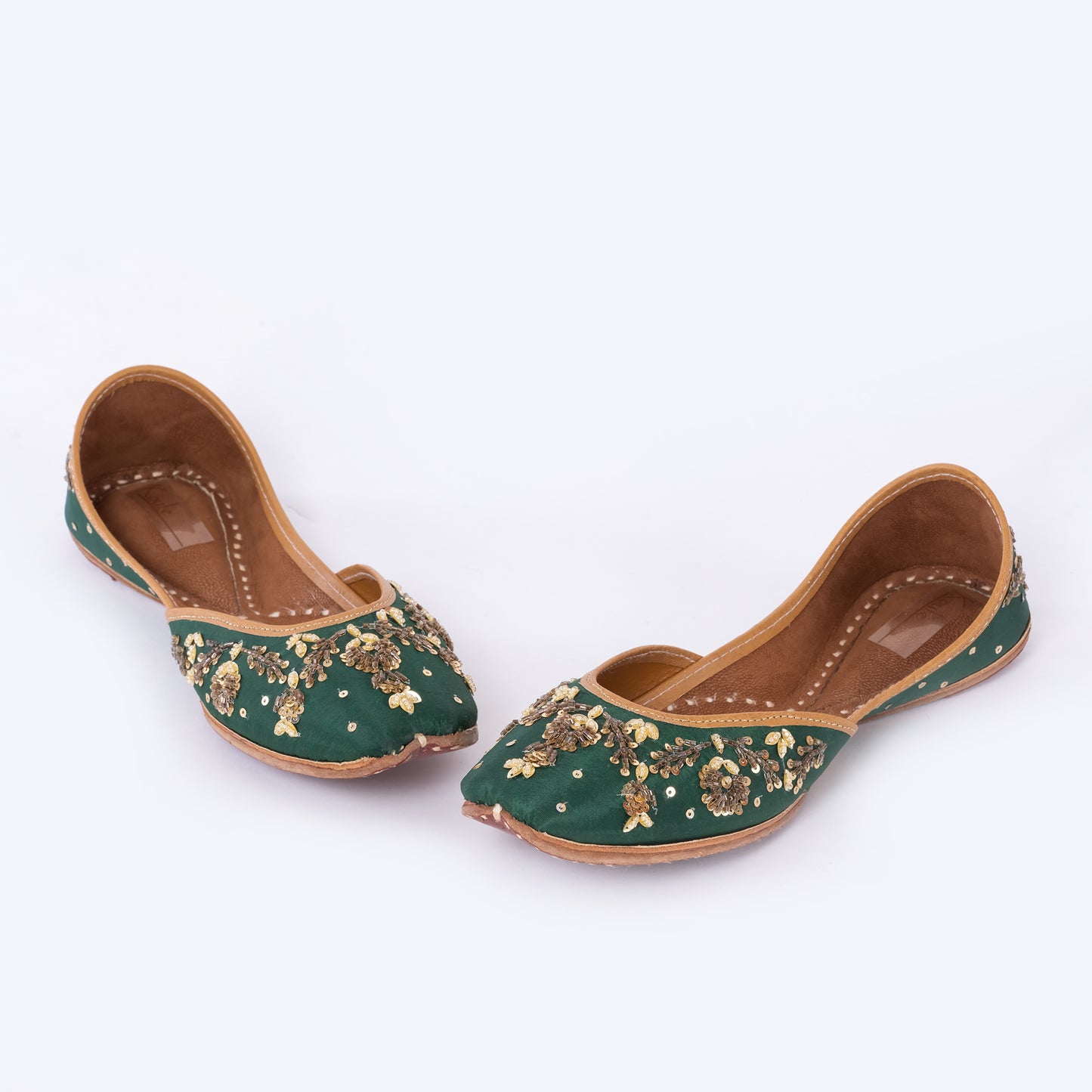 Ethnic Mojaris Green