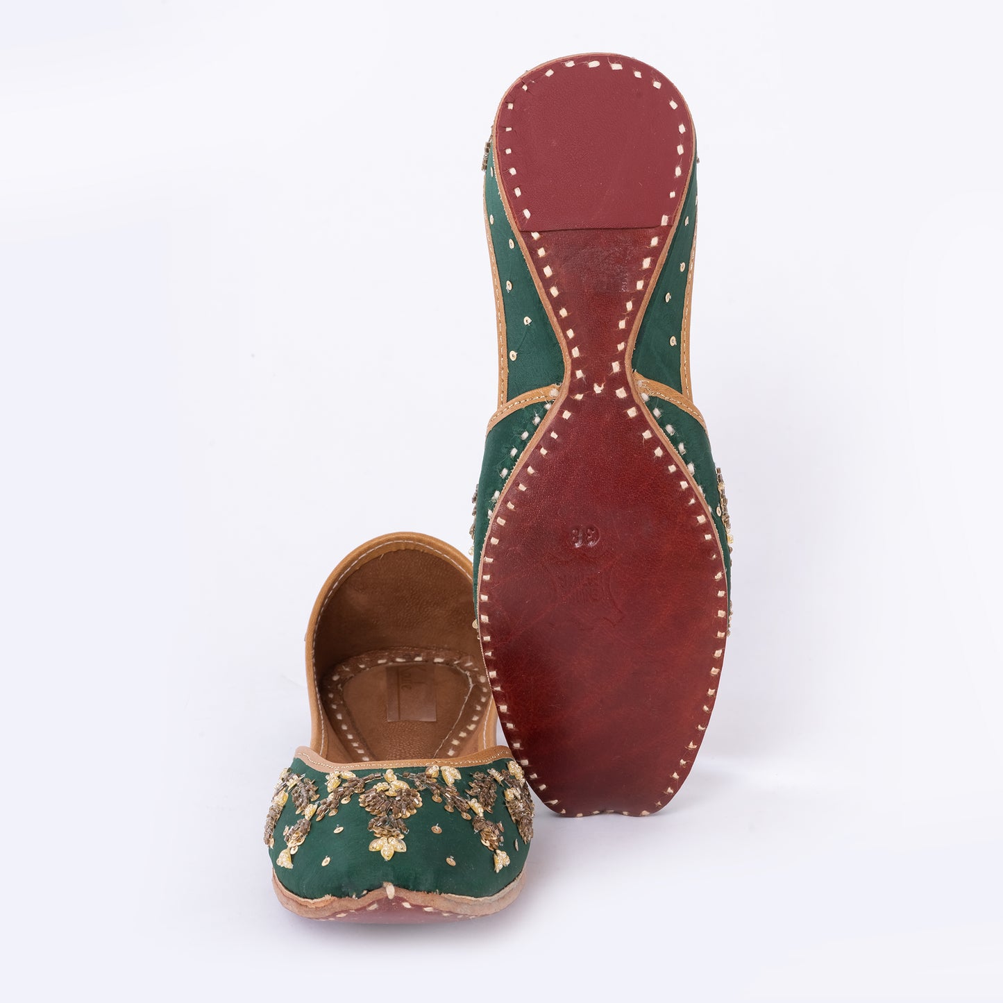 Ethnic Mojaris Green
