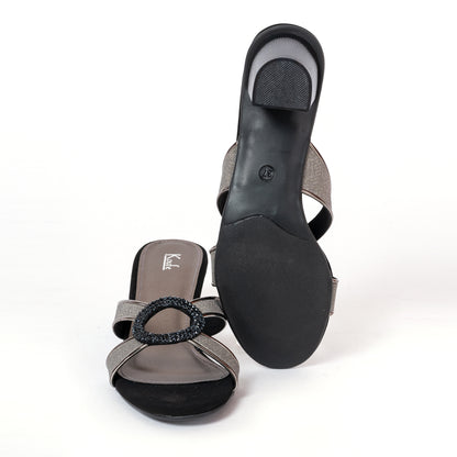 HEEL SLIPONS - BLACK (NEW)