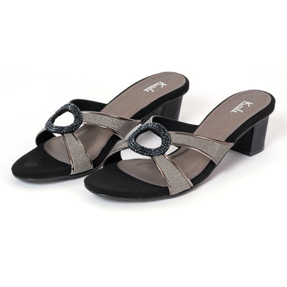 HEEL SLIPONS - BLACK (NEW)