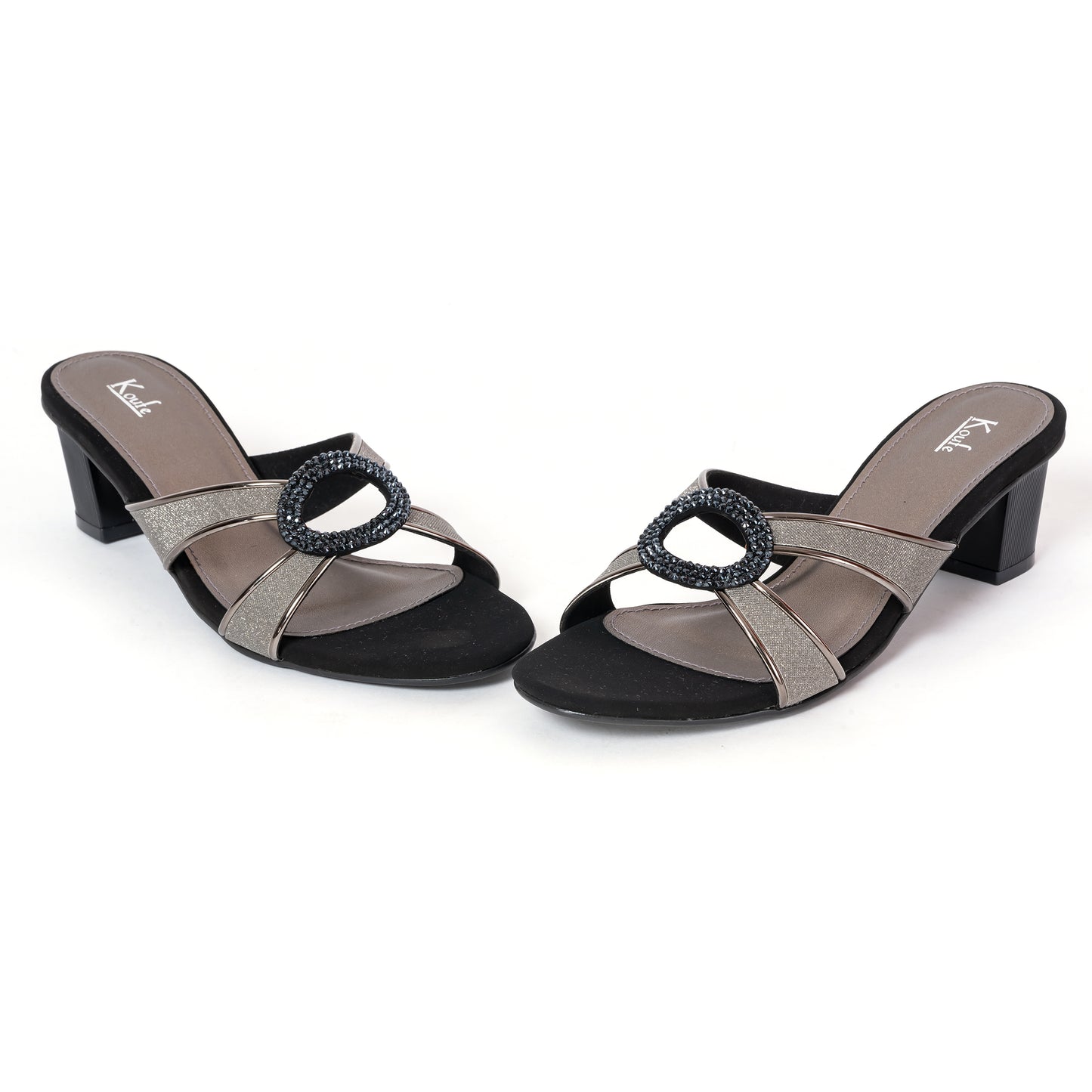 HEEL SLIPONS - BLACK (NEW)