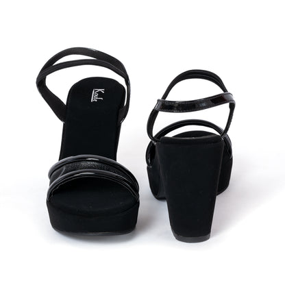 Party  BLOCK Sandals BLACK