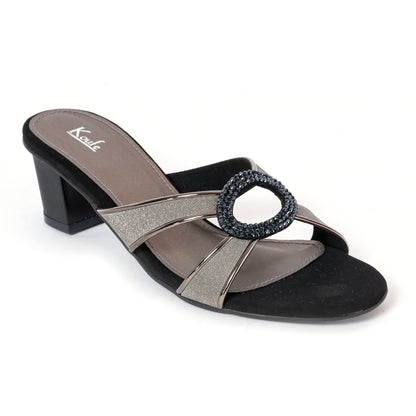 HEEL SLIPONS - BLACK (NEW)