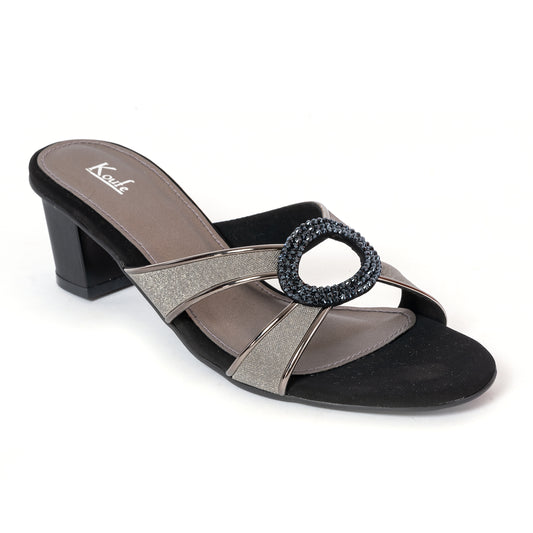 HEEL SLIPONS - BLACK (NEW)