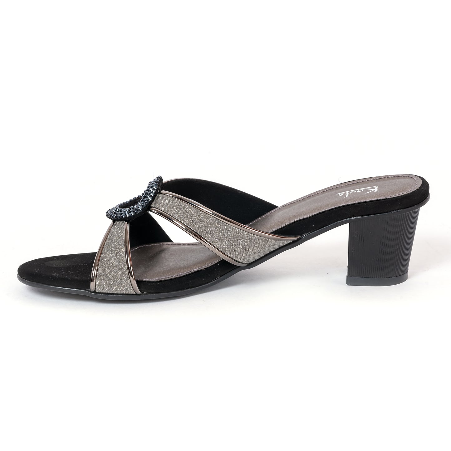 HEEL SLIPONS - BLACK (NEW)