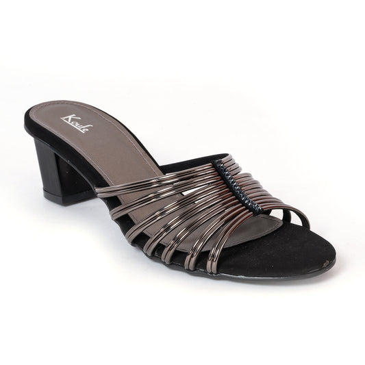 SLIPONS HEEL STYLE - BLACK