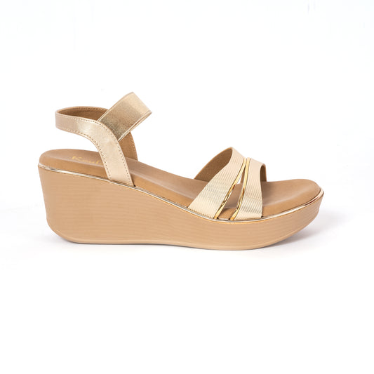 Party WEDGES SANDAL GOLD