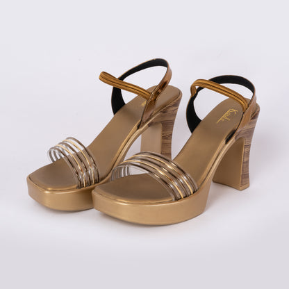 Party Block Heel Sandals Antique