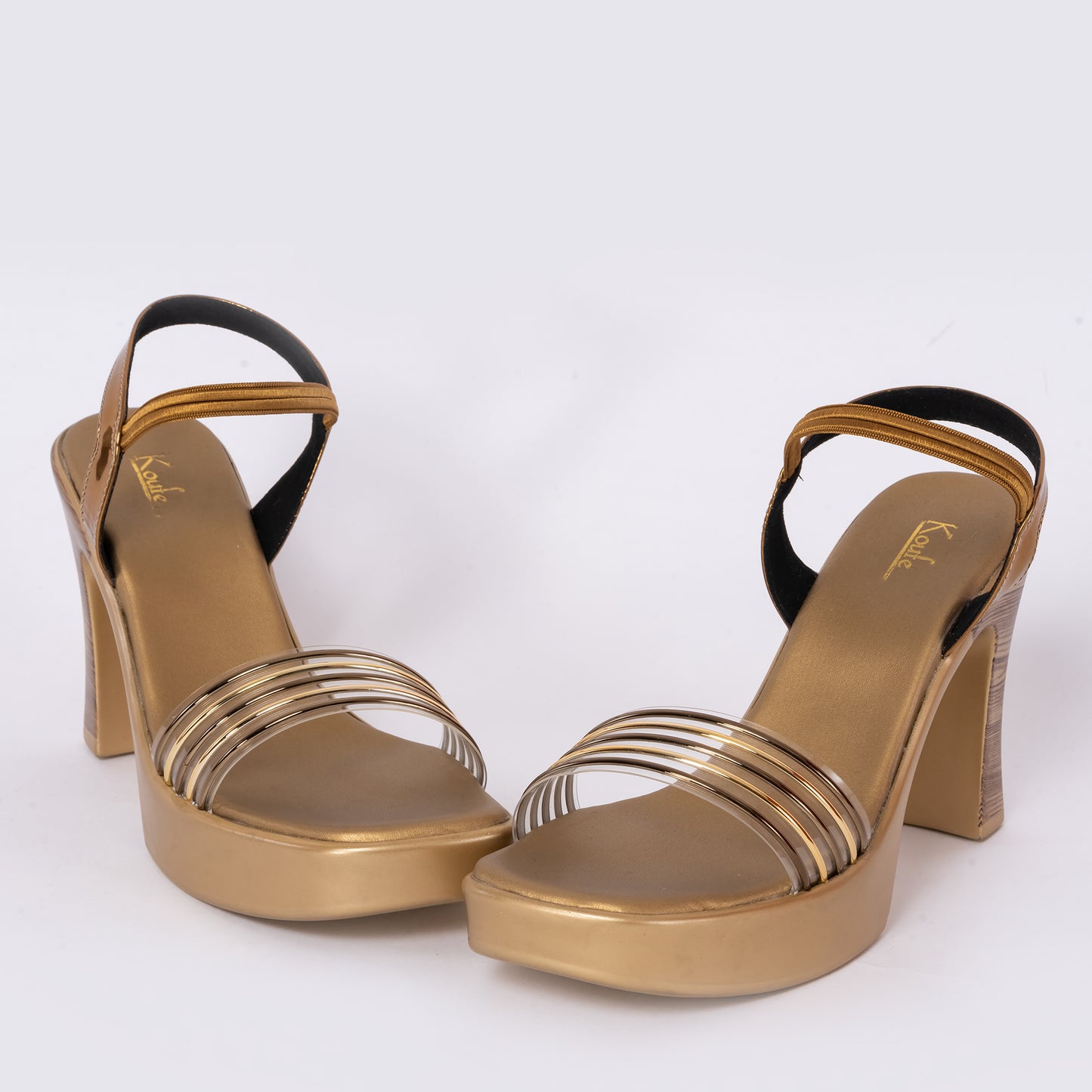 Party Block Heel Sandals Antique
