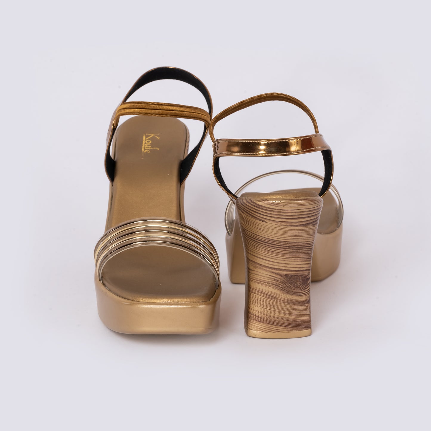 Party Block Heel Sandals Antique
