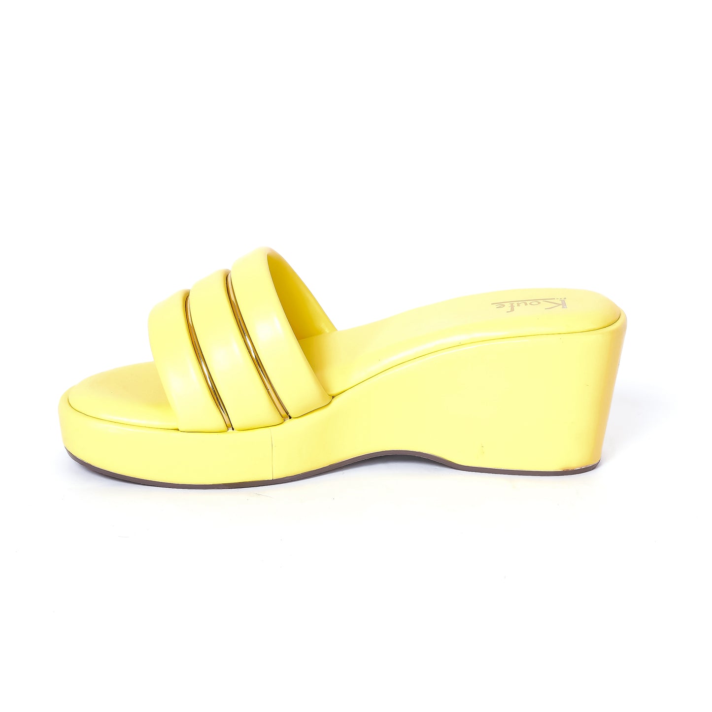 Casual WEDGES Slip Ons YELLOW