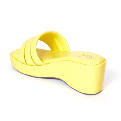 Casual WEDGES Slip Ons YELLOW