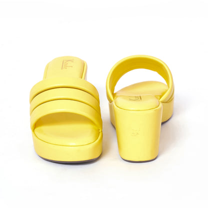 Casual WEDGES Slip Ons YELLOW
