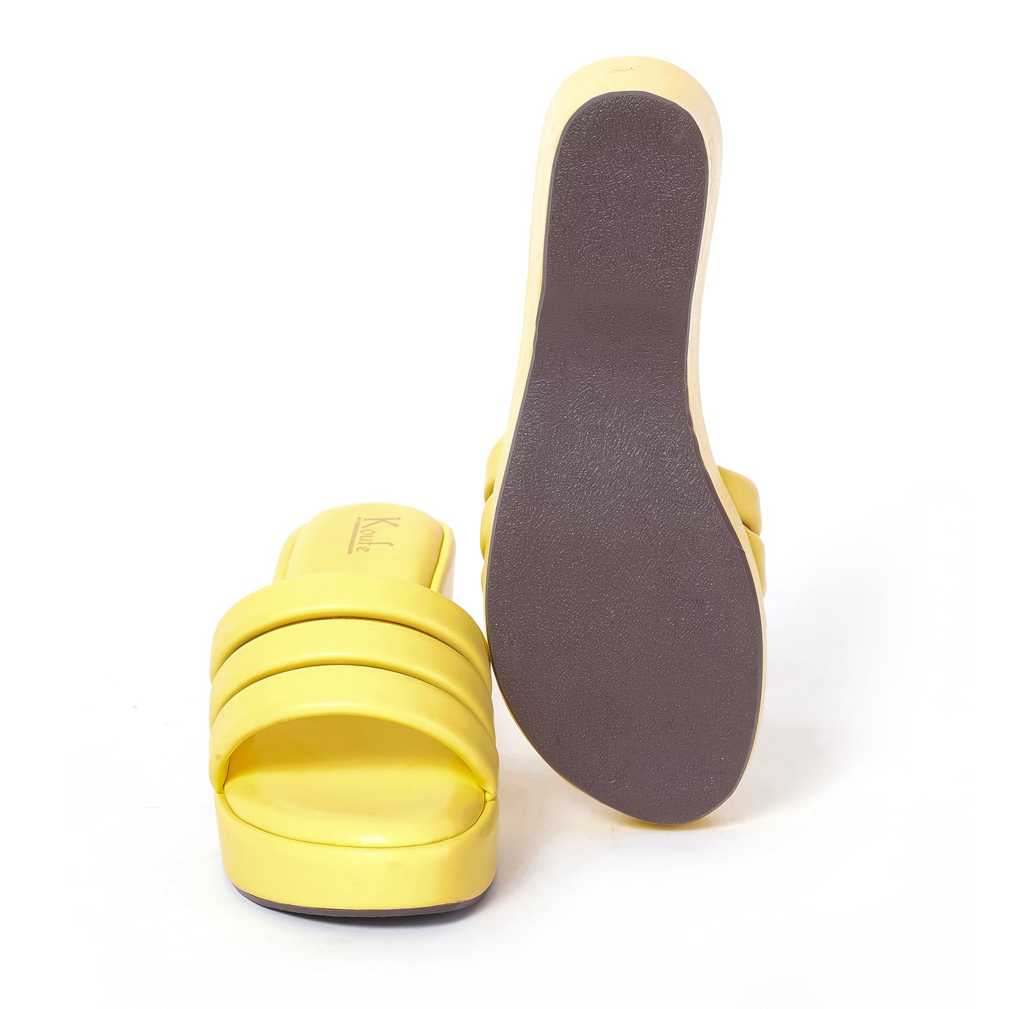 Casual WEDGES Slip Ons YELLOW