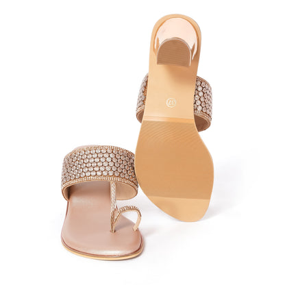 Wedding Sandals Rosegold
